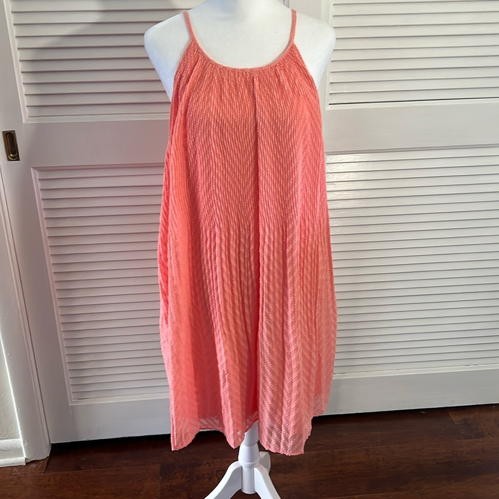 Elle coral dress, size small